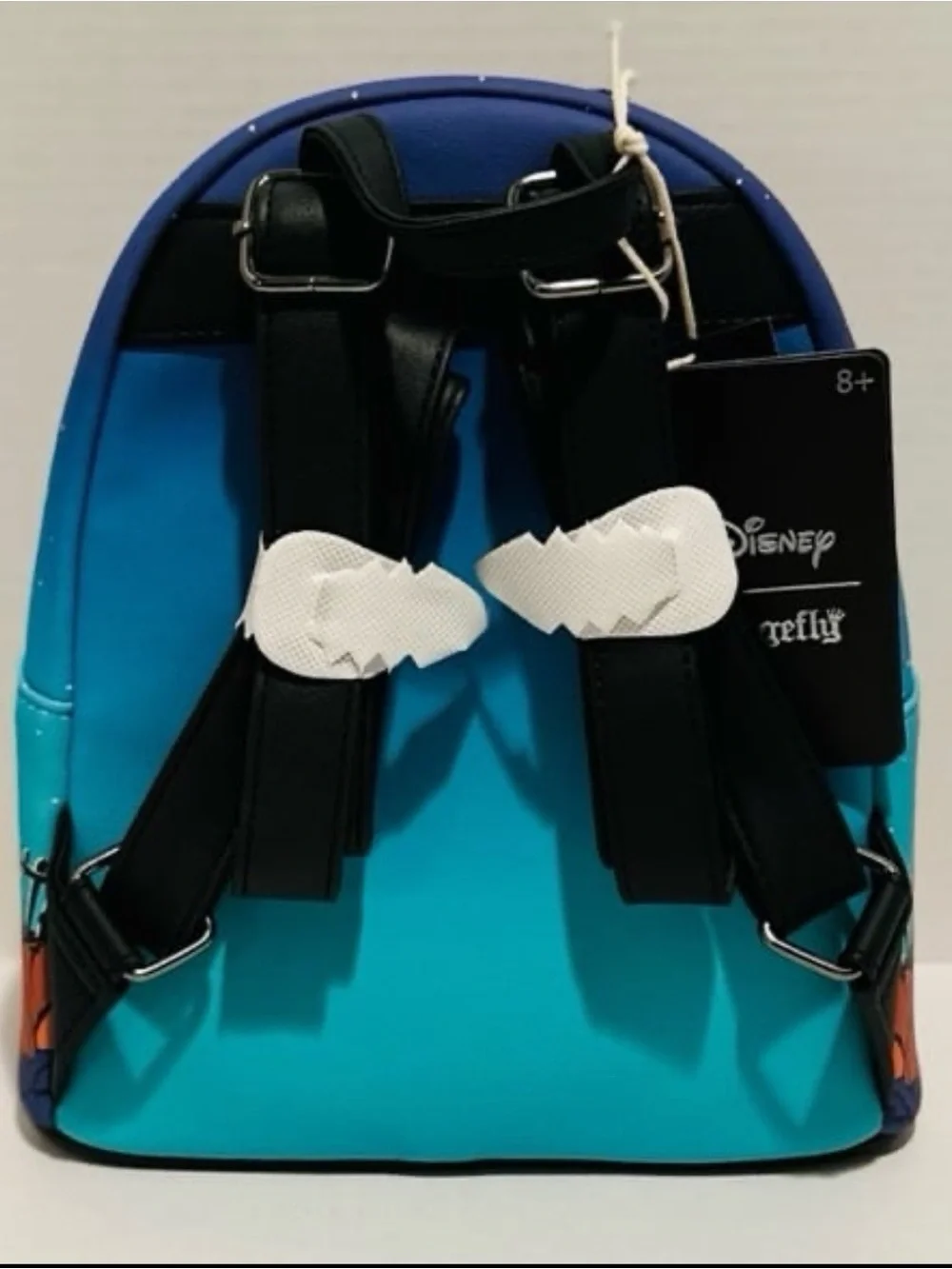 Loungefly Disney NWT Stitch Pumpkin Glow-in-the-Dark Mini Backpack & Wallet - Picture 4 of 9